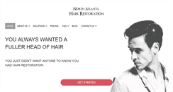 Desktop Screenshot of nahairrestoration.com