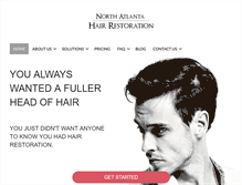 Tablet Screenshot of nahairrestoration.com